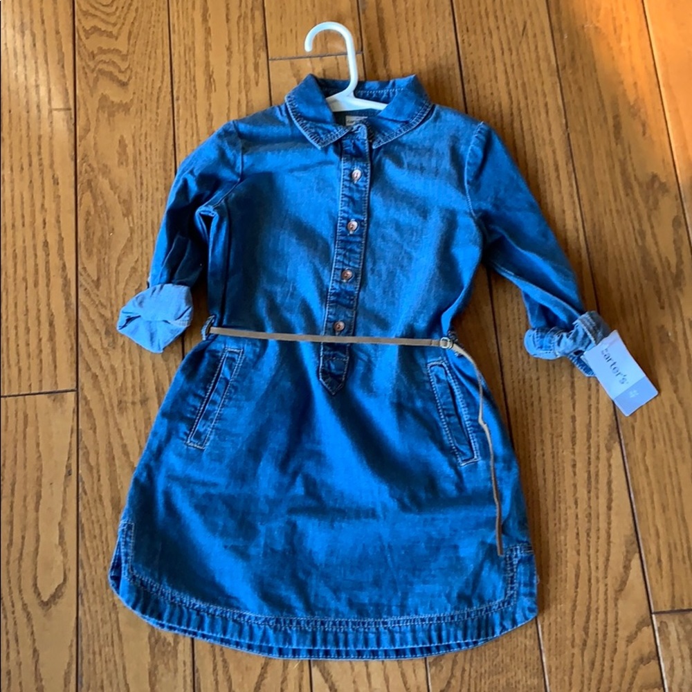 **NWT CARTER’S JEAN DRESS**